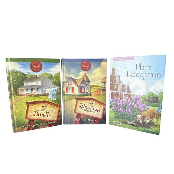 3 book lot!! Including Where Hope Dwells by Elizabeth Ludwig (2023, Hardcover) - Picture 1 of 12